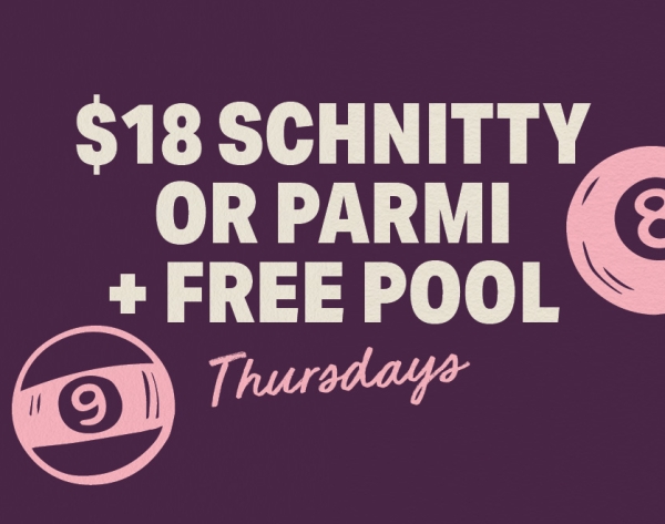 Schnitty, Parmi & Free Pool
